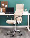 Swivel Office Chair Beige DESIGN_861135