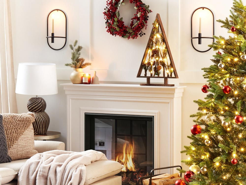 Duiker Spaans onaangenaam Decoratief figuur kerstboom LED donkerhout SVIDAL - ✓ Gratis Levering