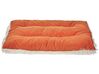 Velvet Dog Bed 70 x 55 cm Orange ERGANI_826431