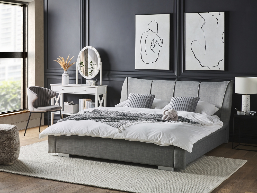 camera da letto su misura imposta design semplice hotel tessuto letto  matrimoniale moderno morbido letto trapuntato letto king size telaio