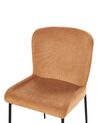Set di 2 sedie tessuto arancione ADA_873333
