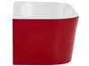 Bañera de acrílico rojo/blanco/plateado 170 x 80 cm HARVEY_808349