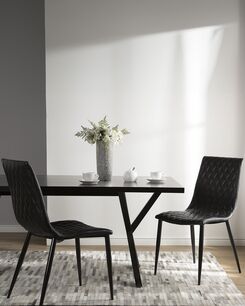 Tuoli keinonahka musta 2 kpl MONTANA Tuoli keinonahka musta 2 kpl MONTANA