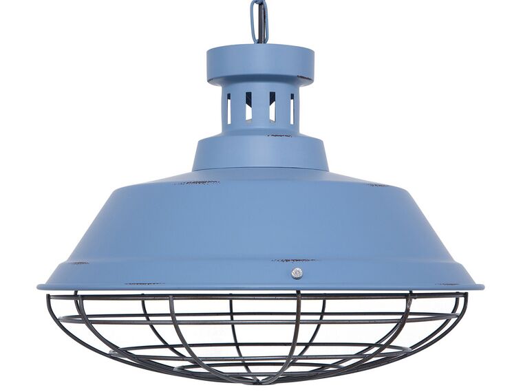 Metal Pendant Lamp Blue SORMONNE_691430
