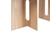 Eettafel hout lichtbruin 200 x 100 cm CORAIL_899240
