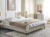 Fabric EU Super King Bed Light Beige ROANNE_902935