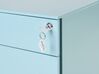 3 Drawer Metal Storage Cabinet Light Blue CAMI_843906
