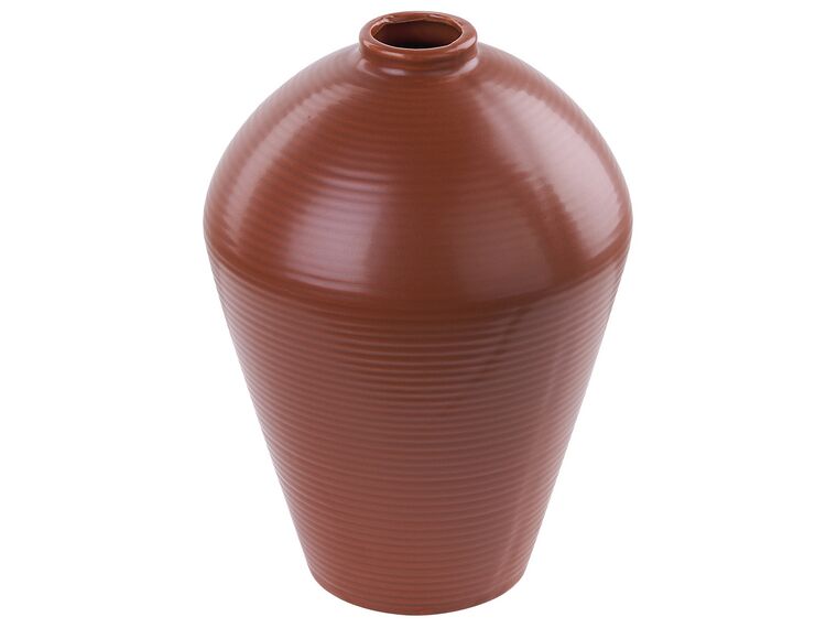 Blomstervase keramik brun 22 cm XANTHI_845798