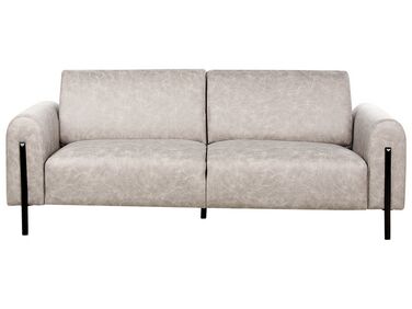 3-personers sofa stof grå ASKIM