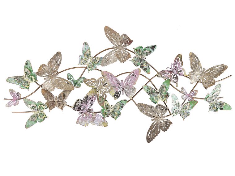 Nástěnná dekorace ve tvaru motýlů vícebarevná GALLIUM_825291
