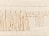 Dekoracja ścienna  makrama  bawełniana beżowa KAMOKE_841296
