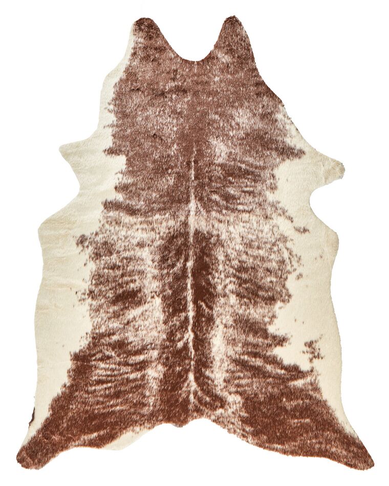 Alfombra de piel sintética marrón 130 x 170 cm ZEIL_913713