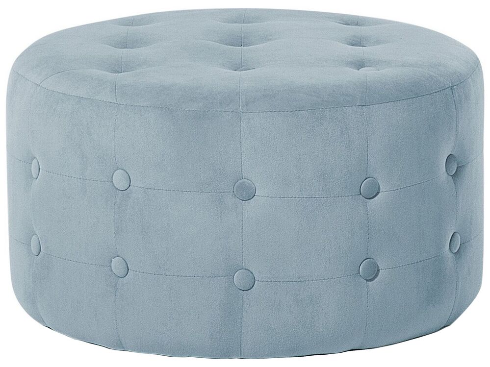Pouffe Cube style Ottoman in Crushed Velvet Storage Box 