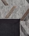 Teppich Leder grau 140 x 200 cm Kurzflor ARKUM_751244
