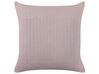 Velvet Cushion Geometric Pattern 45 x 45 cm Pink SILYBUM_838369