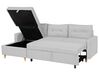 Right Hand Corner Sofa Bed with Storage Light Grey FLAKK_745736