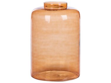 Dekoratívna sklenená váza 41 cm oranžová MIRCHI