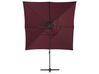 Riippuva aurinkovarjo viininpunainen 250 x 250 cm MONZA_699838