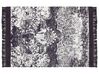 Dywan z wiskozy 160 x 230 cm fioletowy z białym AKARSU_837114