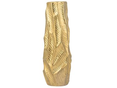 Vaso decorativo gres porcellanato oro 37 cm ZAFAR