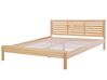 Wooden EU Super King Size Bed Light CARNAC_677861