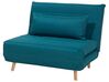 Fabric Single Sofa Bed Blue SETTEN_699444
