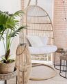 Hanging Chair with Stand Beige ALLERA_831868