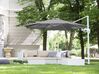 Grand parasol de jardin gris foncé ⌀ 300 cm SAVONA_699604