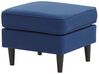 3-Sitzer Sofa mit Ottomane dunkelblau AVESTA_768393