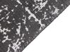 Teppich Viskose dunkelgrau 160 x 230 cm abstraktes Muster Kurzflor HANLI_836934