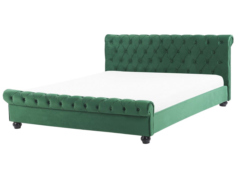 Velvet Eu Super King Bed Emerald Green Avallon Beliani Co Uk Velvet Eu Super King Bed Emerald Green, Super King Size Bed Usa