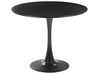 Okrúhly jedálenský stôl ⌀ 90 cm čierny BOCA_858441