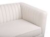 3 Seater Fabric Sofa Beige SKAULE_894076