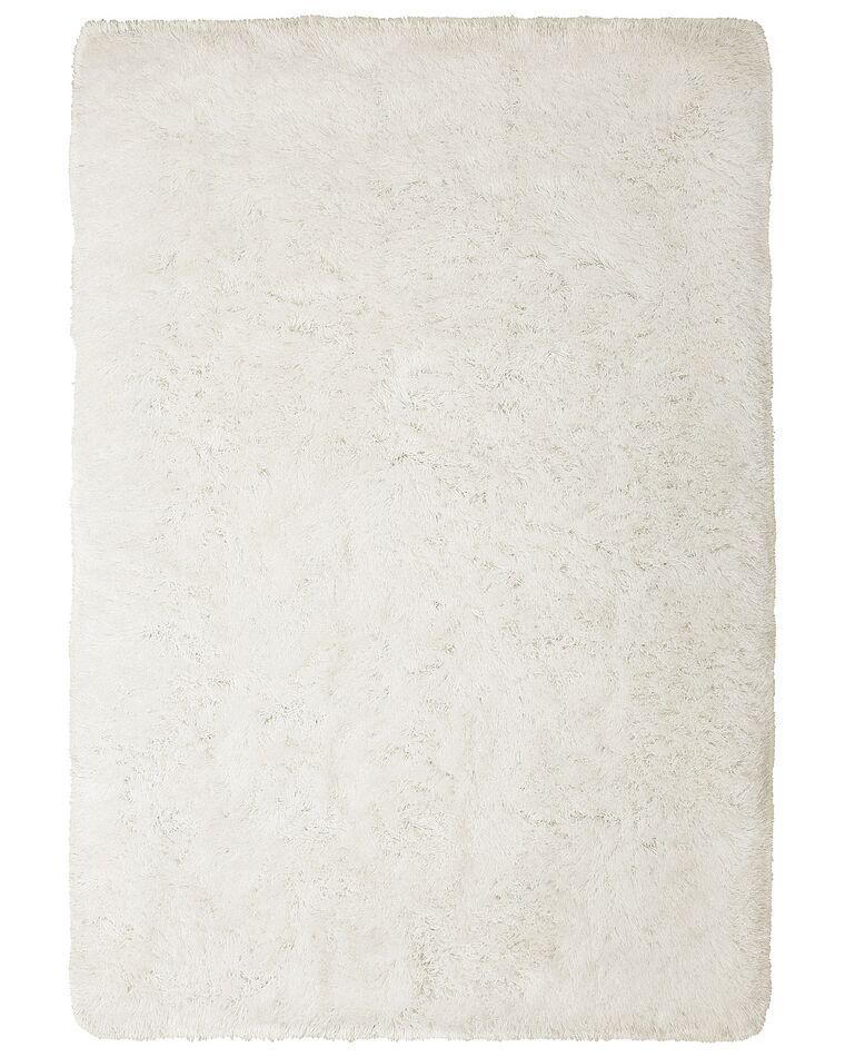 Fehér hosszú szálú szőnyeg 160 x 230 cm CIDE_746747