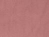 3-istuttava sohva sametti vaaleanpunainen MAURA_789482