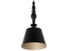 Metal Pendant Lamp Black FLUVIA_694620