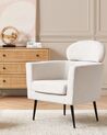 Fabric Armchair White SOBY_875196