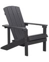 Zahradní židle v tmavě šedé barvě ADIRONDACK_729707