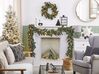 Pre-Lit Christmas Wreath ⌀ 60 cm Green TENALA_813290