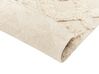 Alfombra de algodón beige claro 140 x 200 cm ARDAHAN_839269