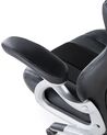 Office Chair Faux Leather Black ADVENTURE_495156