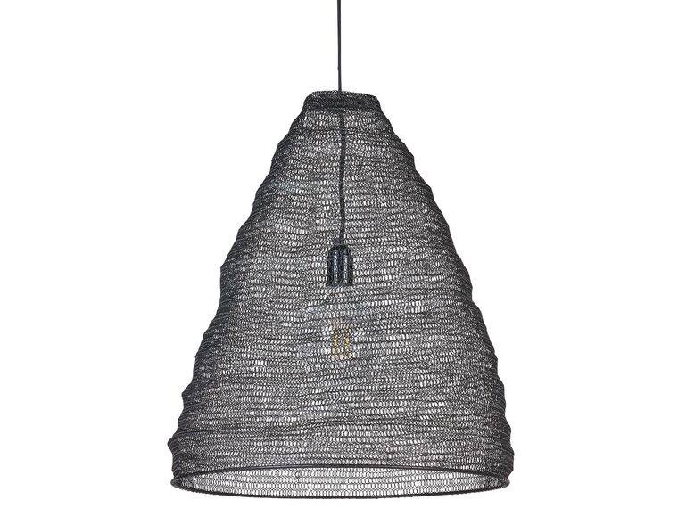 Lampe suspension noire en métal PARBATI_867858