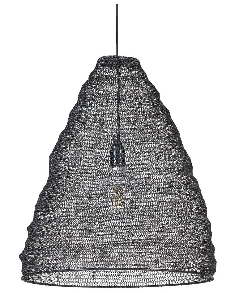 Lampe suspension noire en métal PARBATI_867858