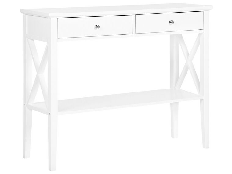 Tavolino consolle bianco 100 x 35 cm AVENUE_751676