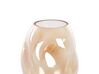 Glass Flower Vase 20 cm Orange GERAKINI_838243