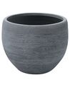 Vaso para plantas em pedra cinzenta 50 x 50 x 39 cm ZAKROS_856469