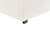 Polstret boxseng 160 x 200 cm knækket hvid VAUCLUSE_876658