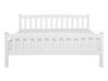 Wooden EU Double Size Bed White GIVERNY_754639