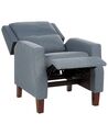Fabric Recliner Chair Blue EGERSUND_896462