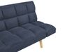 Fabric Sofa Bed Navy Blue INGARO_894195